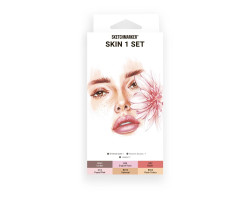 Маркери SketchMarker набір 6 шт, Skin, Тілесні SM-6SKIN1-foto2