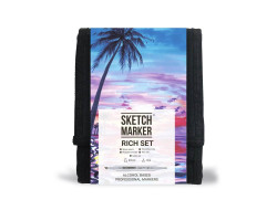 Маркери SketchMarker набір 12 шт Rich, Насичений, SM-12RICH-foto2
