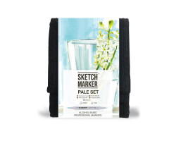 Маркери SketchMarker набір 12 шт Pale, Блідні тони, SM-12PALE-foto2