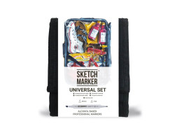 Маркери SketchMarker набір 12 шт Universal, Універсальний, SM-12UNI-foto2