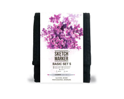 Маркери SketchMarker набір 12 шт Basic 5 Базові кольори 5, SM-12BAS5-foto2