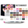 Маркери SketchMarker набір 36 шт People, Люди SM-36PEOP