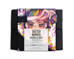 Маркери SketchMarker набір 36 шт People, Люди SM-36PEOP-foto2