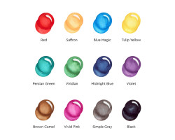 Акварельні маркери набір SketchMarker Aqua Pro Candy, 12 колір, SMA-12CAND-foto2