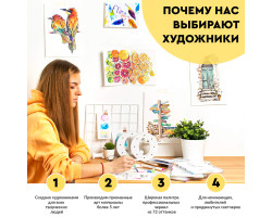 Акварельні маркери набір SketchMarker Aqua Pro Animals, 36 цвет, SMA-36ANIM-foto4