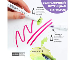 Акварельні маркери набір SketchMarker Aqua Pro Animals, 36 цвет, SMA-36ANIM-foto7