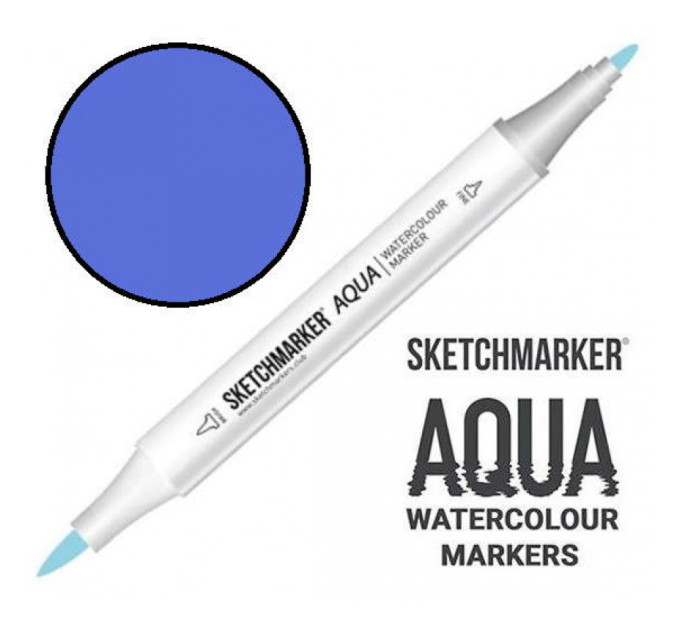 Маркер акварельный SketchMarker Aqua Pro Черничный, SMA-BLUEB