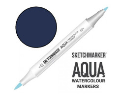 Маркер акварельный SketchMarker Aqua Pro Полночный синий, SMA-MIDNBL