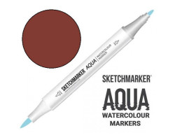 Маркер акварельный SketchMarker Aqua Pro Красно-коричневый, SMA-BRHENN