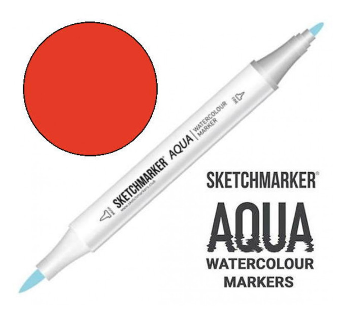 Маркер акварельный SketchMarker Aqua Pro Красный, SMA-RED