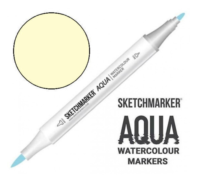 Маркер акварельный SketchMarker Aqua Pro Желтый мягкий, SMA-SYELL