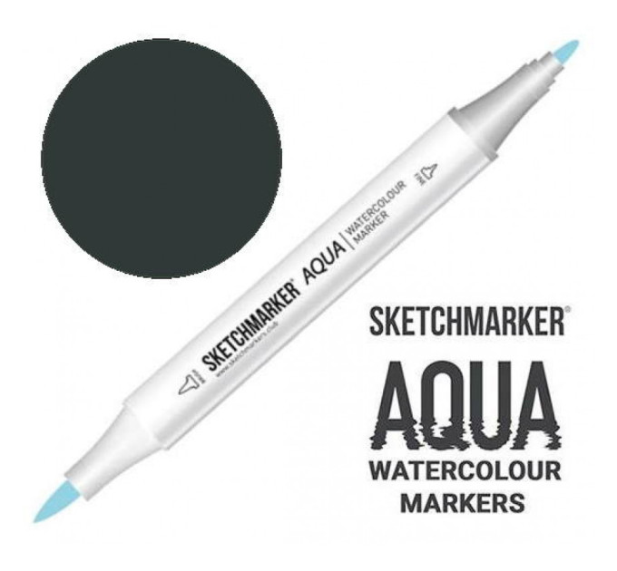 Маркер акварельний SketchMarker Aqua Pro Зеленувато-сірий, SMA-GG