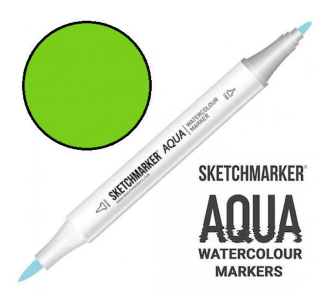 Маркер акварельный SketchMarker Aqua Pro Зеленый лиственный, SMA-GLEAF