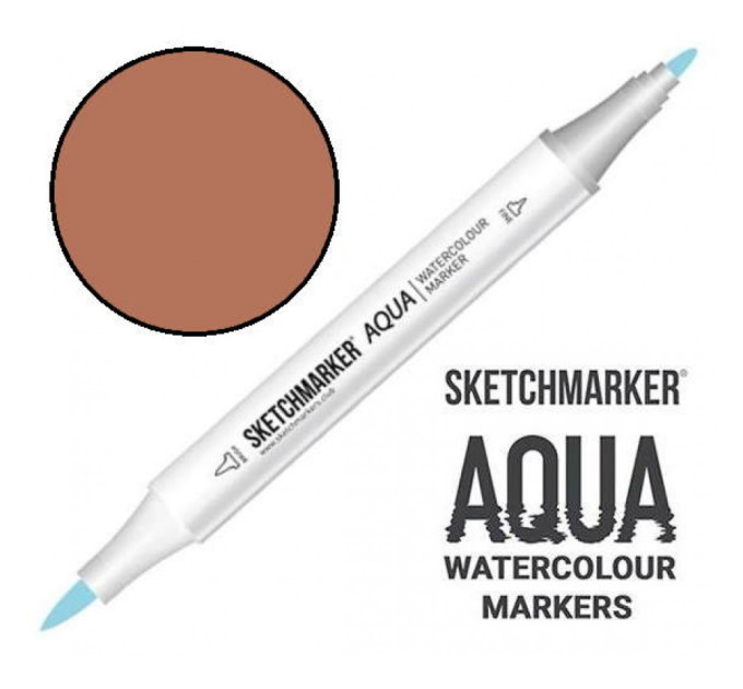 Маркер акварельний SketchMarker Aqua Pro Коричневий, SMA-BROWN