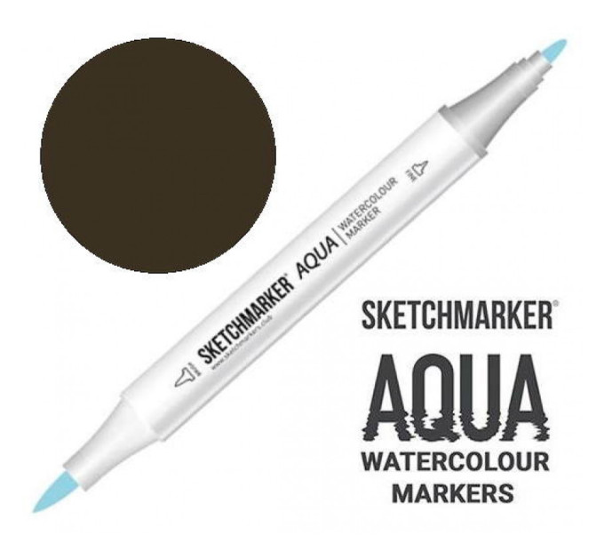 Маркер акварельный SketchMarker Aqua Pro Темный шоколад, SMA-DCHOC