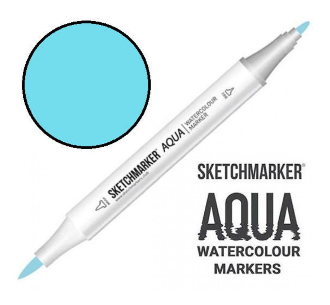 Маркер акварельный SketchMarker Aqua Pro Цвет морской волны, SMA-AQUA