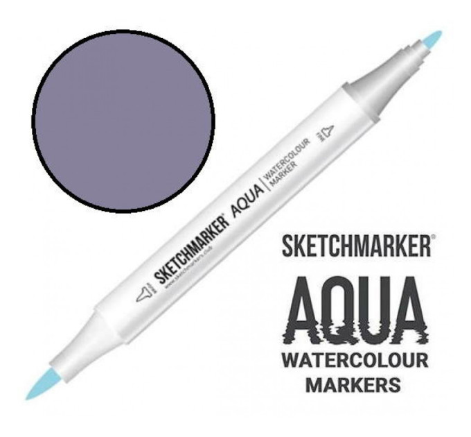 Маркер акварельный SketchMarker Aqua Pro Синий дельфин, SMA-DBLUE