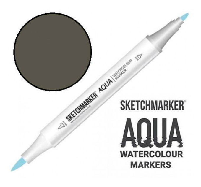 Маркер акварельный SketchMarker Aqua Pro Зеленый прозрачный, SMA-INV