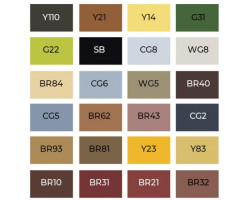 Набор маркеров SketchMarker Brush Архитектура 24 шт, SMB-24ARCH-foto2