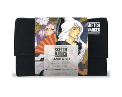 Маркери Sketchmarker у наборі Basic 4 set 24 - Базові відтінки сет 4 - 24 маркери + сумка органайзер - арт-24bas4-foto2