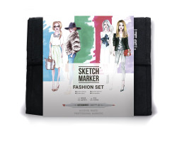 Набір маркерів Sketchmarker Fashion design 36 шт арт 36fash-foto4