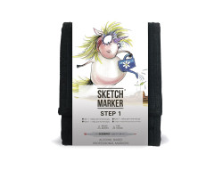 Набір маркерів Sketchmarker Step 1- Набір для початківців-12 маркерів сумка органайзер-foto4