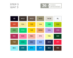 Набір маркерів Sketchmarker Step 3- Набір для початківців-36 маркерів сумка органайзер-foto2