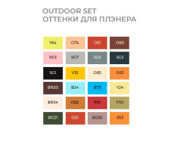 Набір маркерів SketchMarker Пленер, 24 шт, SM-24OUTD-foto2