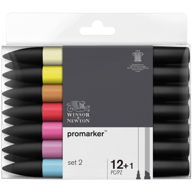 Набор маркеров Winsor Newton, ProMarker 12 шт Set 2-foto5
