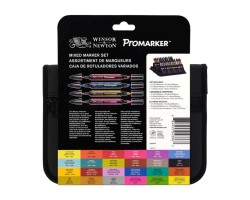 Набор маркеров Winsor Newton, ProMarker 24 шт (Brushmarker, Promarker, Neon, Metalik) 24 шт, W N-foto3