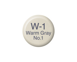 Чернила Copic W-1 Warm gray Теплий сірий 12 мл арт 2107607