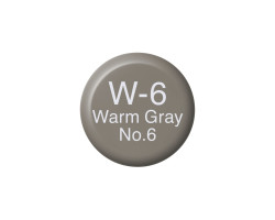 Чернила Copic W-6 Warm gray (Теплый серый) 12 мл