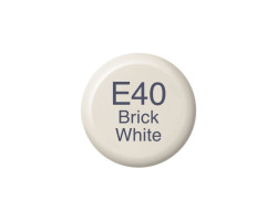 Чернила Copic E-40 Brick white (Серо-белый) 12 мл