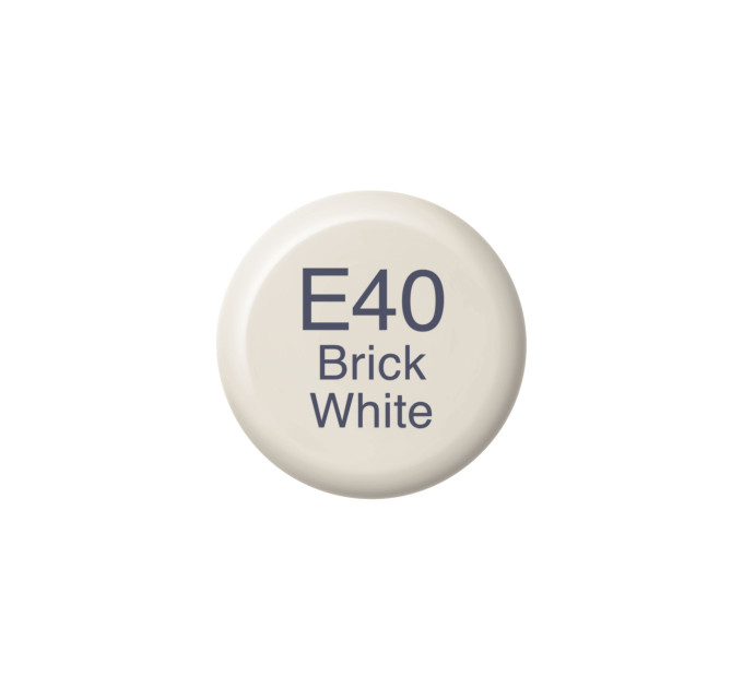 Чернила Copic E-40 Brick white (Серо-белый) 12 мл