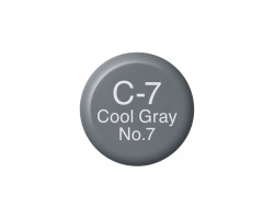 Чернила Copic С-7 Cool gray (Холодный серый) 12 мл