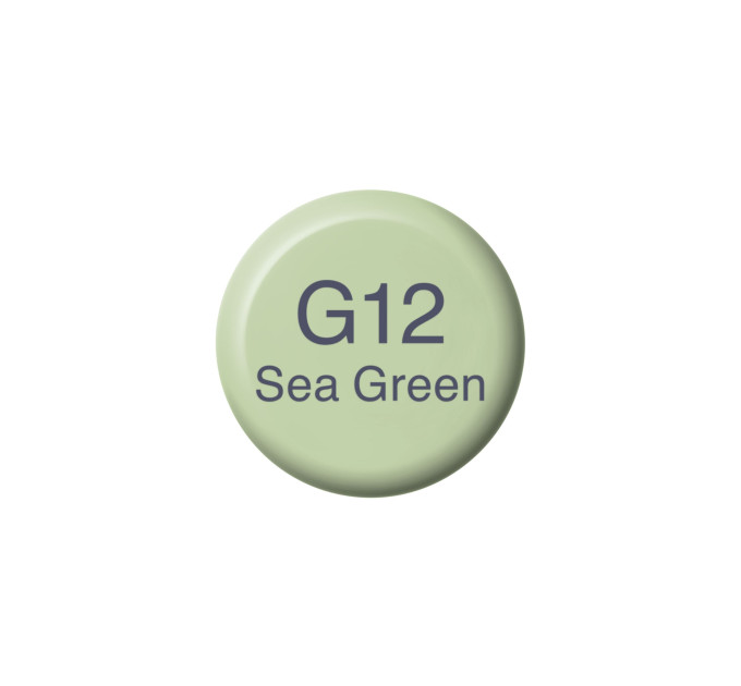 Чернила Copic G-12 Sea green (Морской зеленый) 12 мл