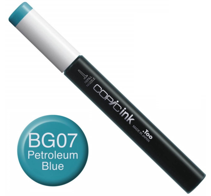 Чернила Copic BG-07 Petroleum blue Синя нафта 12 мл арт 21076315