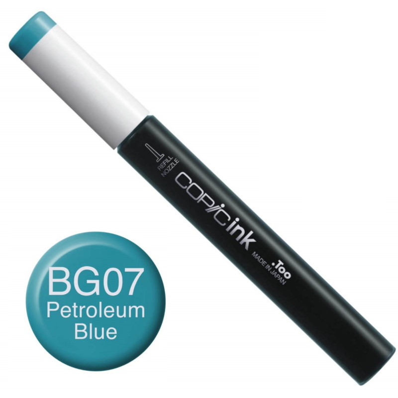 Чернила Copic BG-07 Petroleum blue Синя нафта 12 мл арт 21076315-foto6