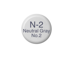 Чернила Copic N-2 Neutral gray (Нейтральный серый) 12 мл