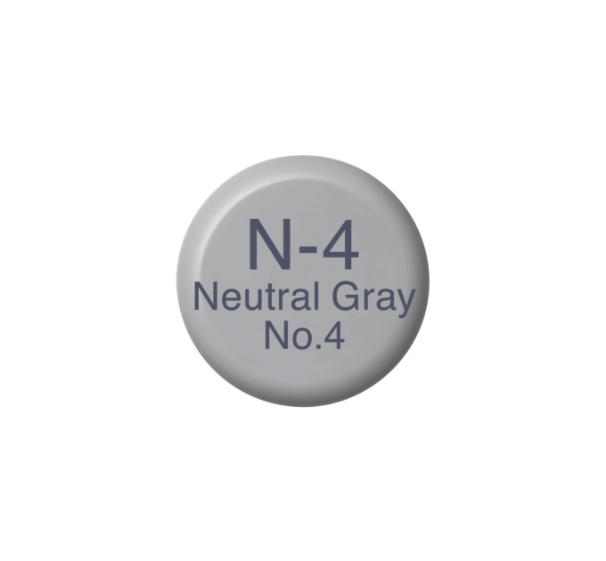 Чернила Copic N-4 Neutral gray (Нейтральный серый) 12 мл