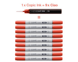 Заправка для маркерів COPIC Ink №BV25 Grayish violet Сірий фіолетовий, 12 мл-foto5