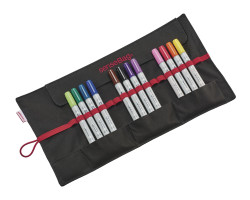Copic Пенал SenseBag ролл-ап для 18 маркеров цвет черный-foto4