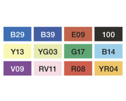 Маркеры Copic Basic 12 шт B 2007502-foto2