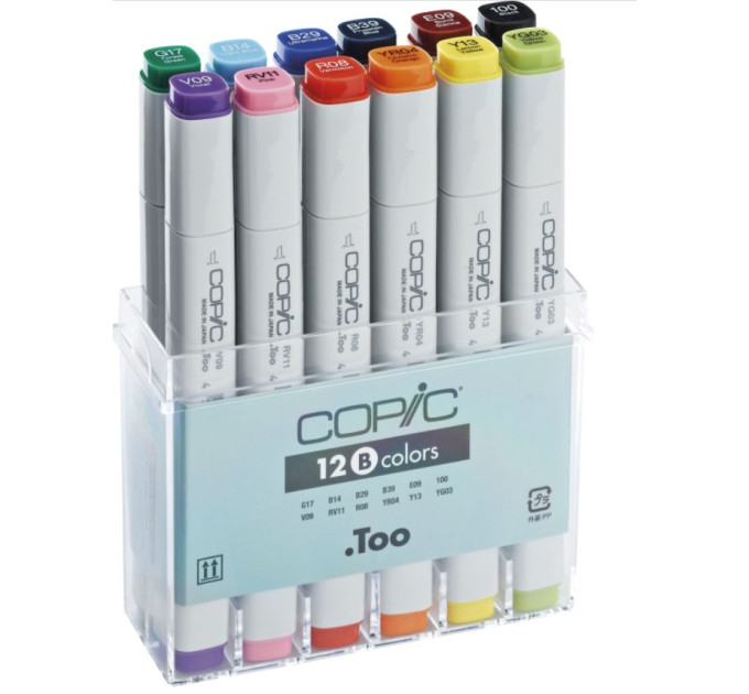 Набір маркерів Copic Marker Set Basic B (12 шт) 2007502