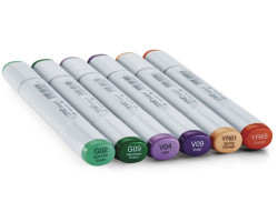 Маркеры Copic Sketch Set Secondary Tones 6 шт 21075663-foto2