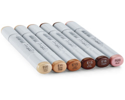 Маркеры Copic Sketch Set Skin Tones 6 шт 21075666-foto2