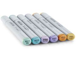 Маркеры Copic Sketch Set Pale Pastels 6 шт 21075667-foto2