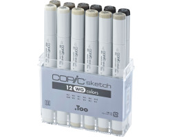 Маркеры Copic Sketch в наборе WG 12 шт 21075954-foto2