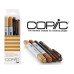 Маркеры Copic Ciao Set Doodle Pack Brown 2+1+1 шт 22075647