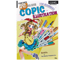 Маркери Copic Ciao Buch Start 12 кольорів 22075912 + Book Illustration Beginners-foto2